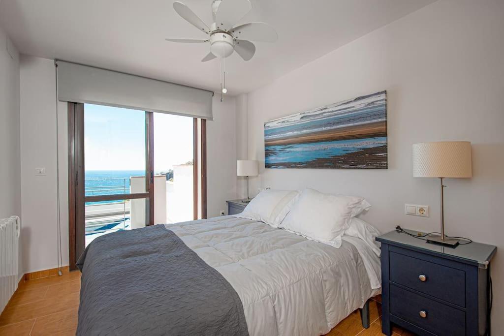 Sunny House With Great Sea Views, 3 Terraces, Private Heated Pool And Sauna 라 에라두라 외부 사진