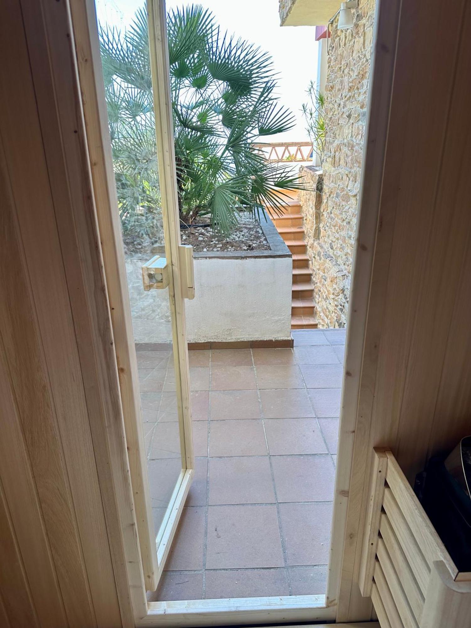 Sunny House With Great Sea Views, 3 Terraces, Private Heated Pool And Sauna 라 에라두라 외부 사진